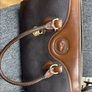 Dooney & Bourke Brown and Tan Shoulder Bag